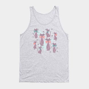 A Captivating Catalogue Of Carefree Cats Tank Top